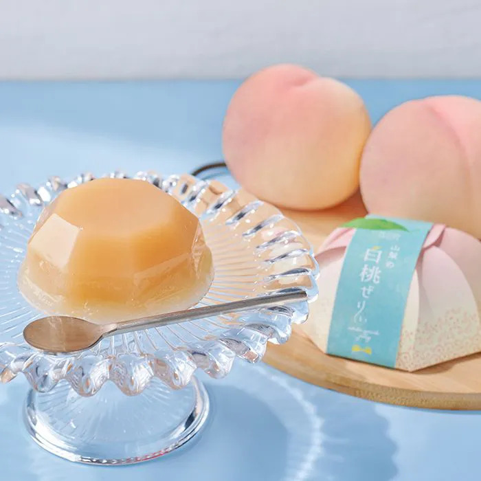 夏季限定 ホシフルーツ 山梨の白桃ぜりぃ 12個セット-1