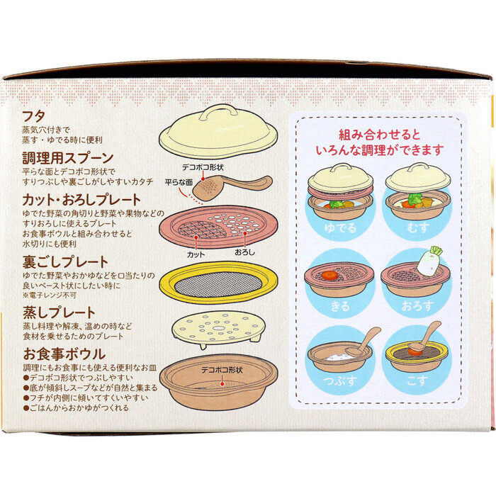 エジソンママ ママごはんつくって 離乳食作りから長～く使える調理セット -2