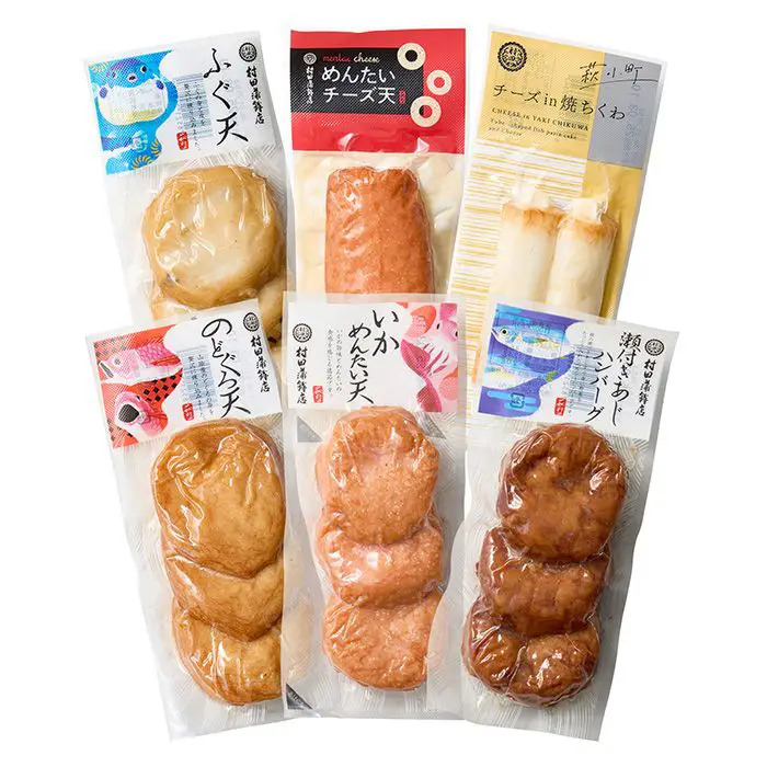 夏季限定 村田蒲鉾店 萩の練り物６種詰め合わせ のし対応可-2
