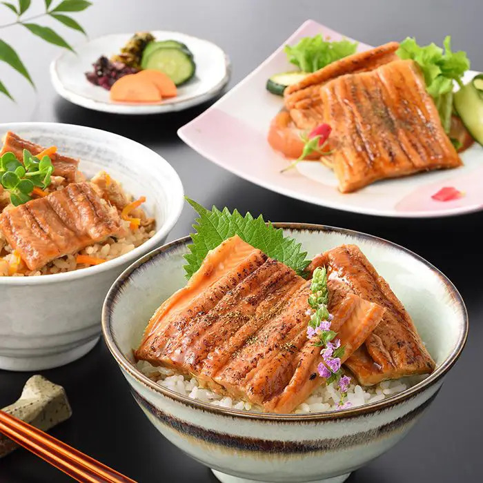 夏季限定 下関 音 天然煮あなご炙りセット のし対応可-0