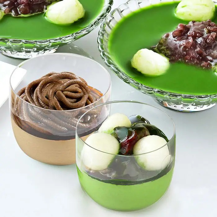 夏季限定 京都 東山茶寮 宇治抹茶冷やしぜんざいと抹茶スイーツセット のし対応可-1