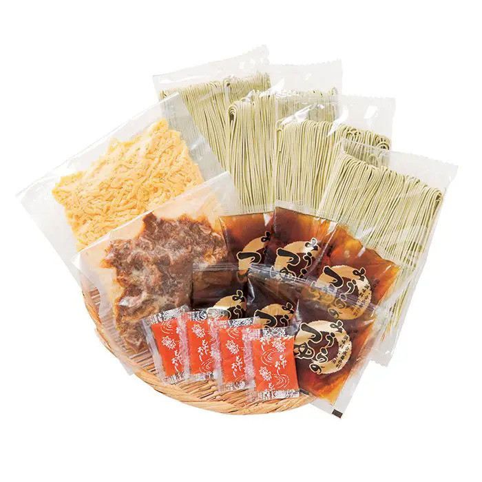 夏季限定 三浦製麺 具入り瓦そばセット のし対応可-2