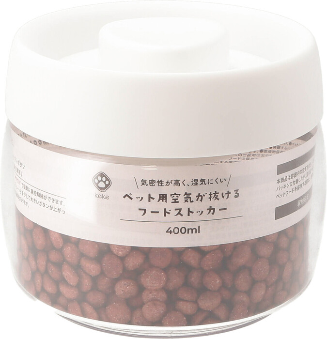 ペット用 空気が抜けるストッカー 400ml 6個セット-1