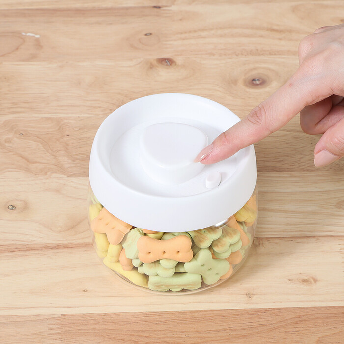 ペット用 空気が抜けるストッカー 400ml 6個セット-5