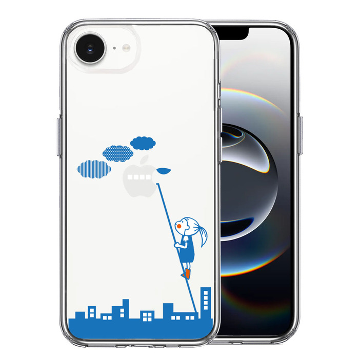 iPhone16e ケース クリア UFO スマホケース 側面ソフト 背面ハード ハイブリッド -0