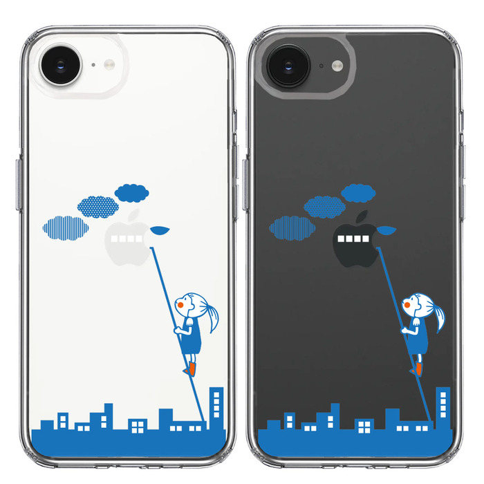 iPhone16e ケース クリア UFO スマホケース 側面ソフト 背面ハード ハイブリッド -1