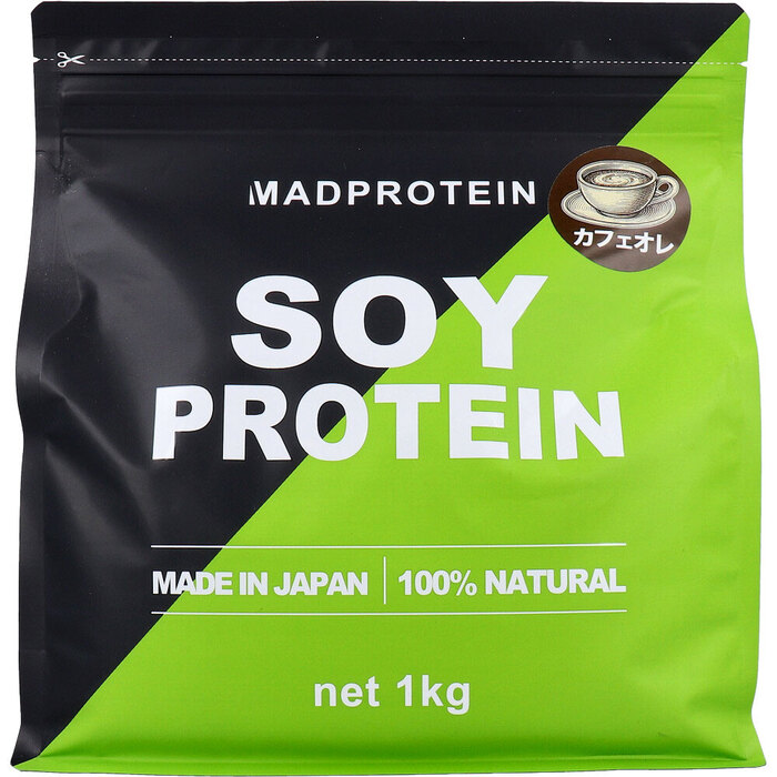 MADPROTEIN ソイプロテイン カフェオレ 1kg-0