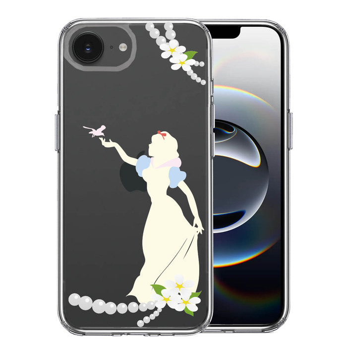 iPhone16e ケース クリア 白雪姫 2 スマホケース 側面ソフト 背面ハード ハイブリッド -0