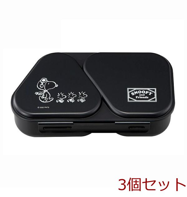 おにぎり ランチケース スヌーピーブラック 3個セット-0