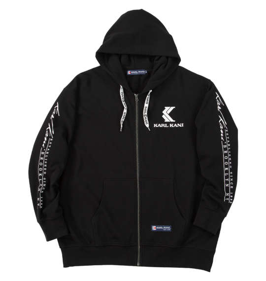 大きいサイズ KARL KANI 裏毛フルジップパーカー 3L 4L 5L 6L 8L