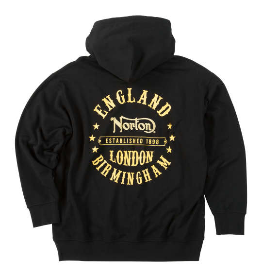 大きいサイズ Norton 裏毛フルジップパーカー 3L 4L 5L 6L 8L ミックスチャコール ラッピング可 送料無料 即日発送 大きいサイズ Norton 裏毛フルジップパーカー 3L 4L 5L 6L 8L ブラック