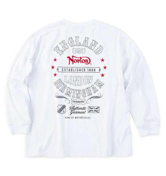 大きいサイズ NESTA BRAND 天竺長袖Tシャツ 3L 4L 5L 6L 8L ラッピング