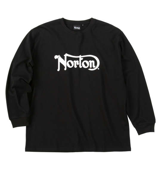 大きいサイズ Norton 天竺長袖Tシャツ 3L 4L 5L 6L 8L ホワイト ラッピング可 送料無料 即日発送 大きいサイズ Norton 天竺長袖Tシャツ 3L 4L 5L 6L 8L ブラック