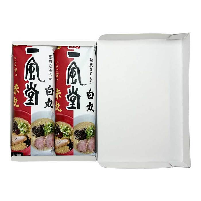 一風堂白丸 赤丸 乾麺タイプ 4人前×18箱 ラーメン-5