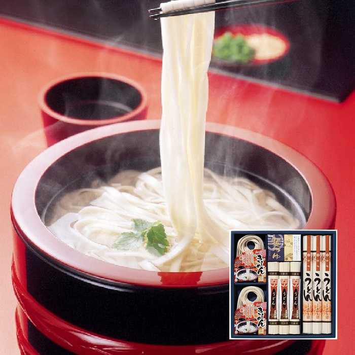 めん詰合せ AHY 33 乾麺 うどん きしめん セット ギフト対応可-0