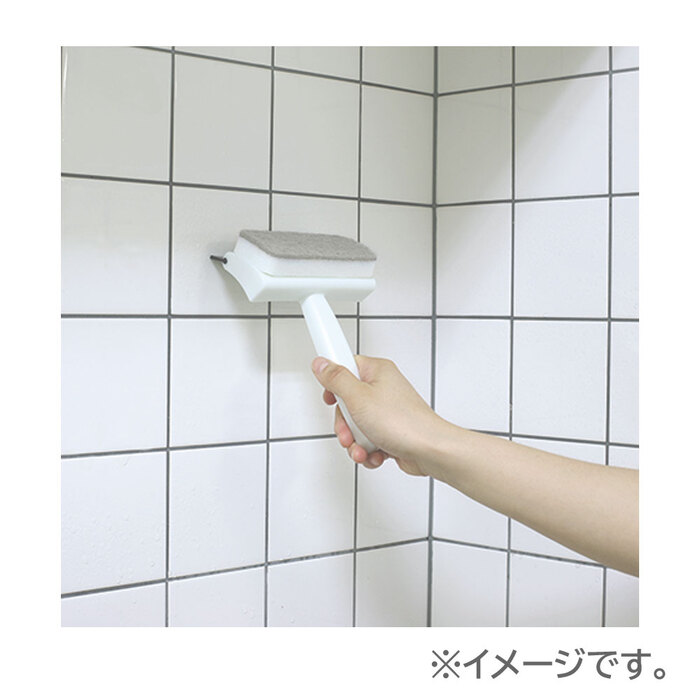 スミまでピカピカ 浴室ワイパー スポンジ付 18個セット-2