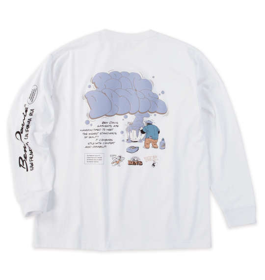 大きいサイズ NESTA BRAND 天竺長袖Tシャツ 3L 4L 5L 6L 8L ラッピング