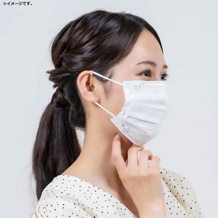 マスク A009 スヌーピー 不織布プリーツマスク ネイチャー 個別包装 30枚入 2セット-4