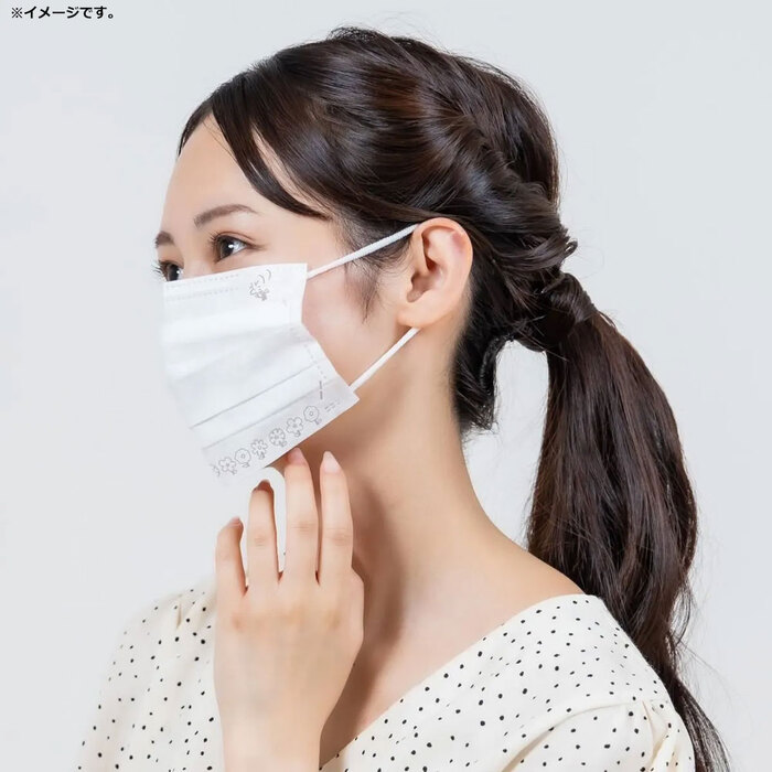 マスク A009 スヌーピー 不織布プリーツマスク ネイチャー 個別包装 30枚入 2セット-5
