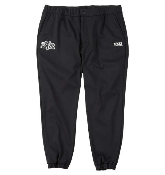 大きいサイズ SY32 by SWEET YEARS 3レイヤーフリースライニングジョガーパンツ 3L 4L 5L 6L ブラック ラッピング可 送料無料 即日発送 大きいサイズ SY32 by SWEET YEARS 3レイヤーフリースライニング