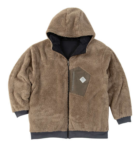 大きいサイズ KRIFF MAYER ひっくりフルジップパーカージャケット 3L 4L 5L 6L 8L カーキ ラッピング可 送料無料 即日発送 大きいサイズ KRIFF MAYER ひっくりフルジップパーカージャケット 3L