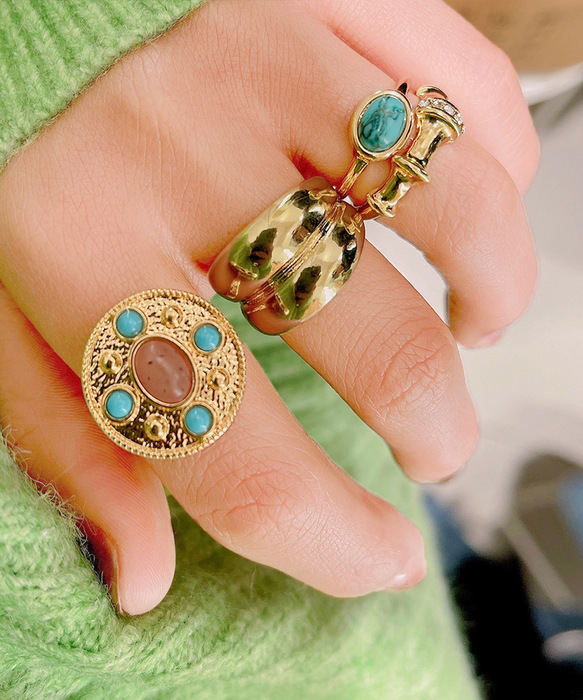 マルチデザインリングセット指輪4点セット : まるっとマーケット