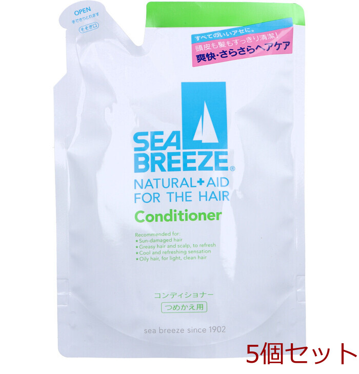 シーブリーズ コンディショナー f 詰替用 400mL 5個セット-0