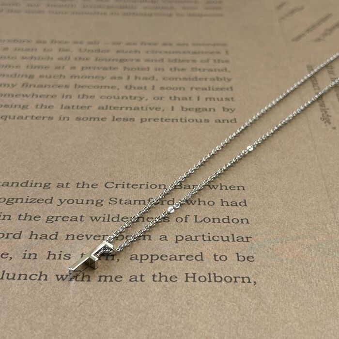 日本製 イニシャルペンダント F P 100F-1