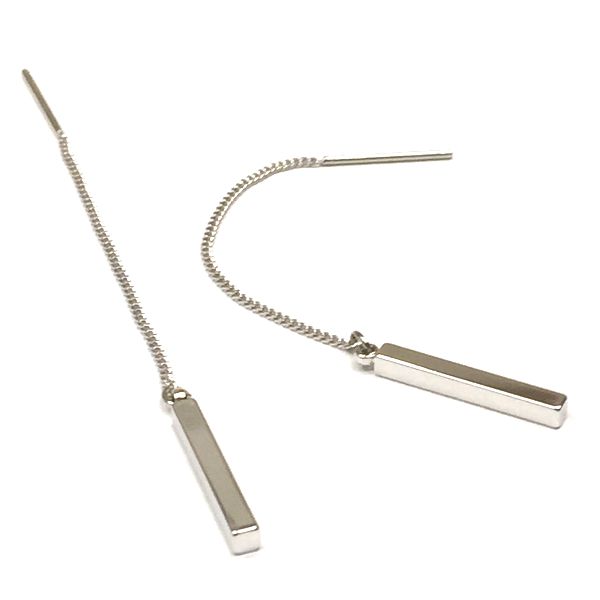 アメリカンピアス 1ペア 四角柱チャーム Api 1707-1