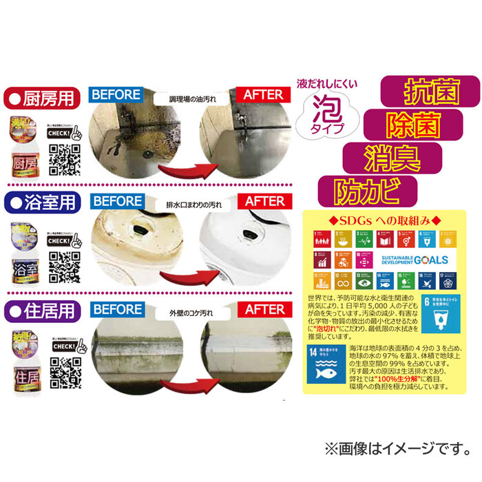 あっ とクリーンプロ 業務用クリーナー 浴室 420mL 3個セット-3