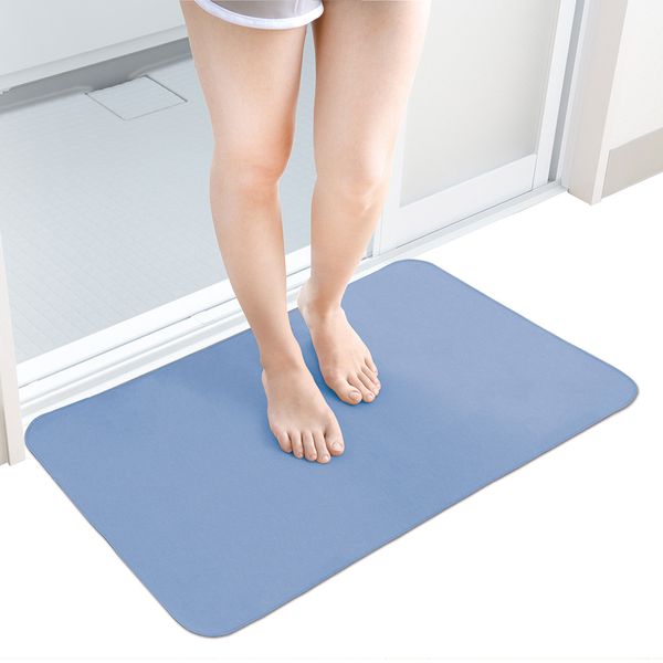 笑激SHOCK マジかるバスマット Ｌ ブルー-2