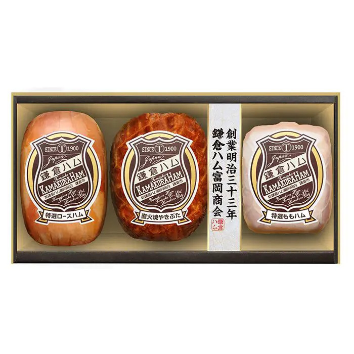 冬季限定 鎌倉ハム富岡商会 ハム　特選ロースハム320g、直火焼やきぶた170g等 のし対応可-0