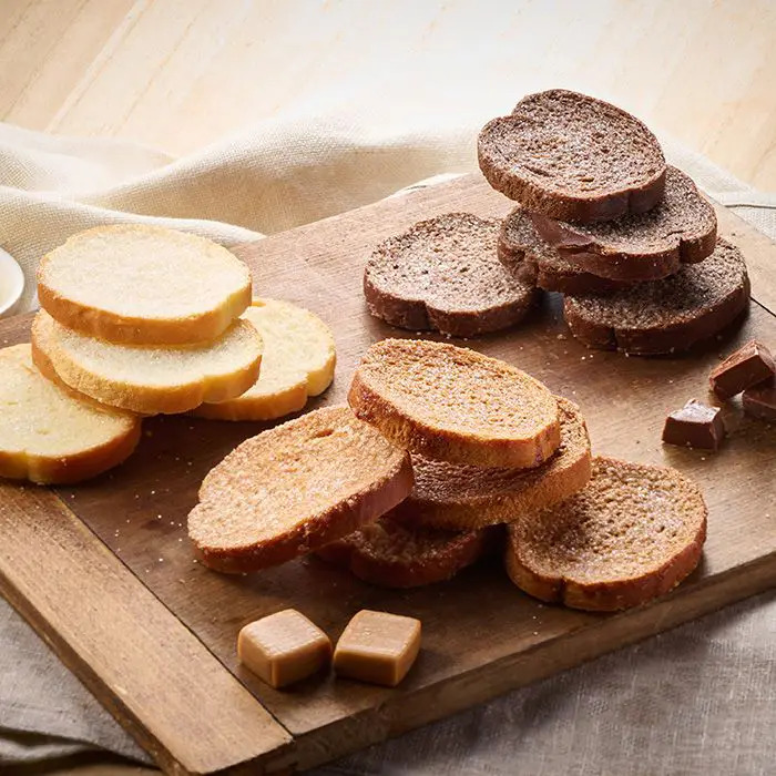 冬季限定 フルールブラン 北海道ラスク３種詰合せ４２枚 のし対応可-0