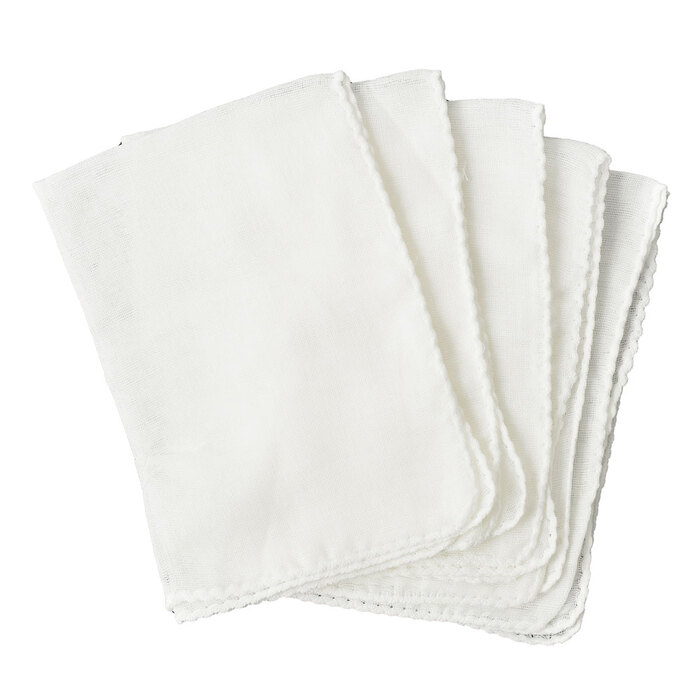 ベビー用ソフトガーゼ 四方縫い 5枚入 3セット-2