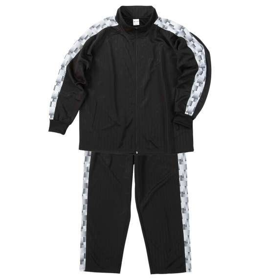 大きいサイズ D.A.D ジャージセット 3L 4L 5L 6L 7L 8L ブラック×シルバー ラッピング可 送料無料 即日発送 大きいサイズ D.A.D ジャージセット 3L 4L 5L 6L 7L 8L ブラック