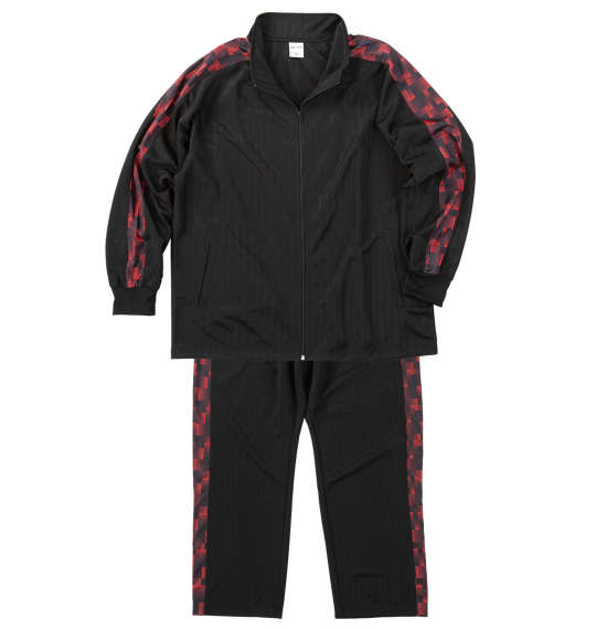 大きいサイズ D.A.D ジャージセット 3L 4L 5L 6L 7L 8L ブラック