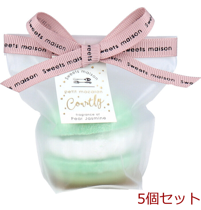 スウィーツメゾン プチマカロンフィズ コートリー 上品で華やかなペアージャスミンの香り 50g 5個セット-0