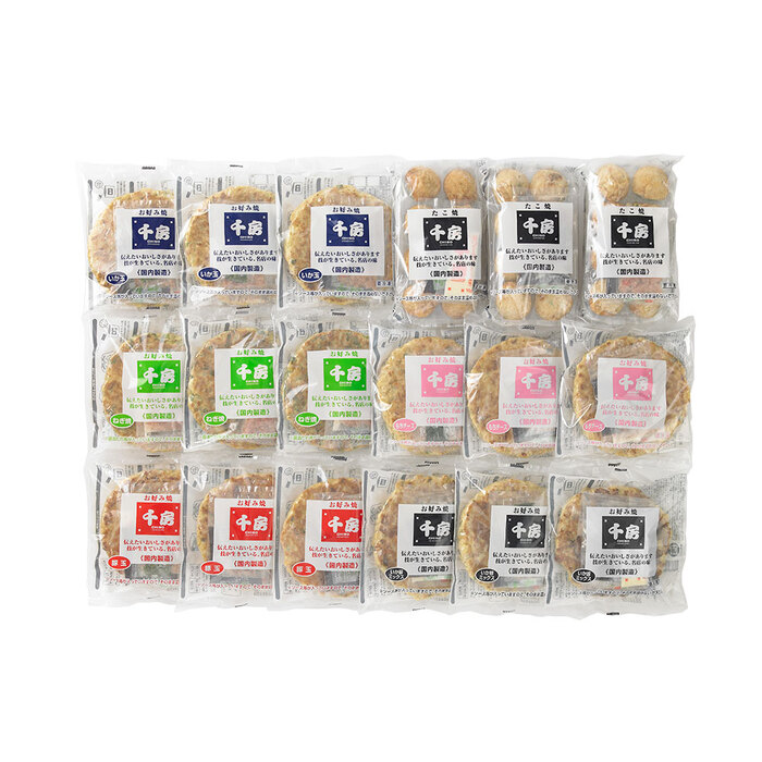 千房 お好み焼ボリュームRE ギフト 冷凍-1