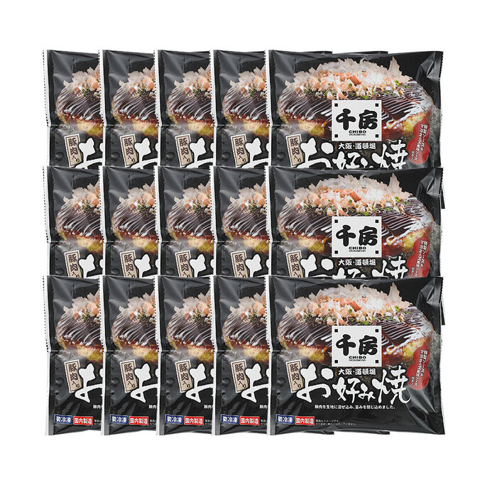 千房 豚肉入りお好み焼15枚ギフト 冷凍-1