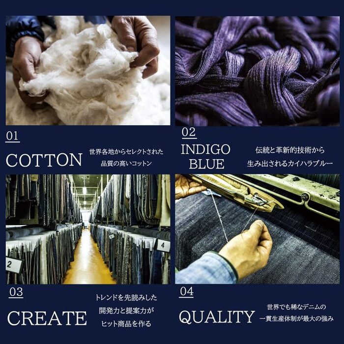 こたつ布団 電気代節約 おしゃれ 正方形 デニム ネイビー 約 190×190cm-5