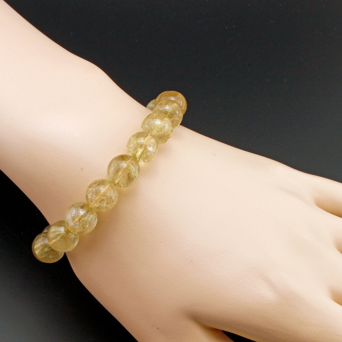 ゴールドルチル幸運ブレス ジュエリー品質保証書付き-2