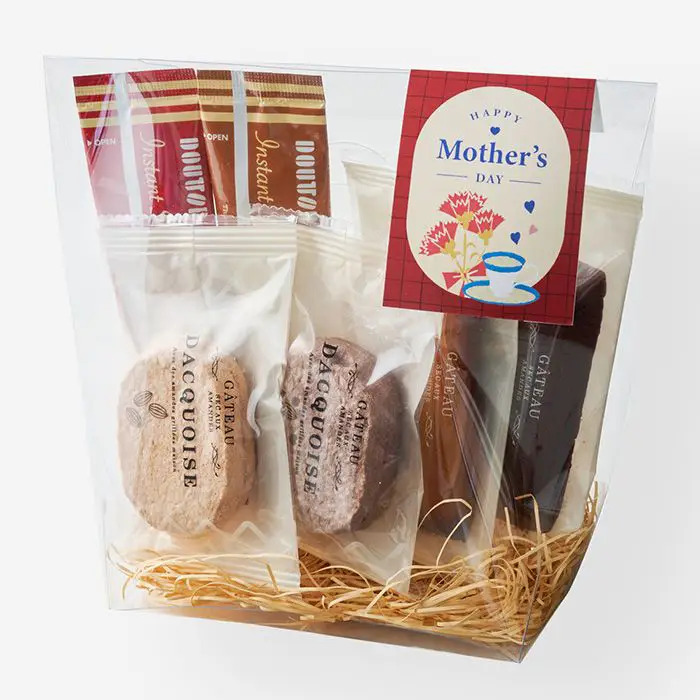 母の日限定 母の日 アーモンドづくしセレクションとドトールコーヒーのドリンクセット-0