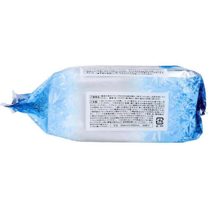 エージー24 クリアシャワーシート n フェイス＆ボディ用 クール 無香性 30枚入 3セット-2