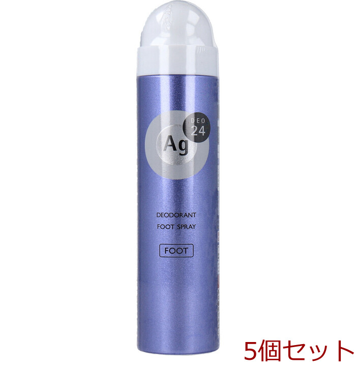 エージーデオ24 フットスプレー h 薬用 足用 無香料 40g 5個セット-0