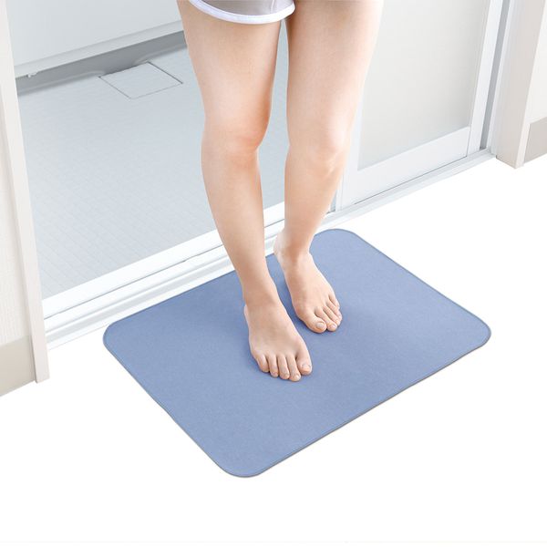 笑激SHOCK マジかるバスマット M ブルー-2