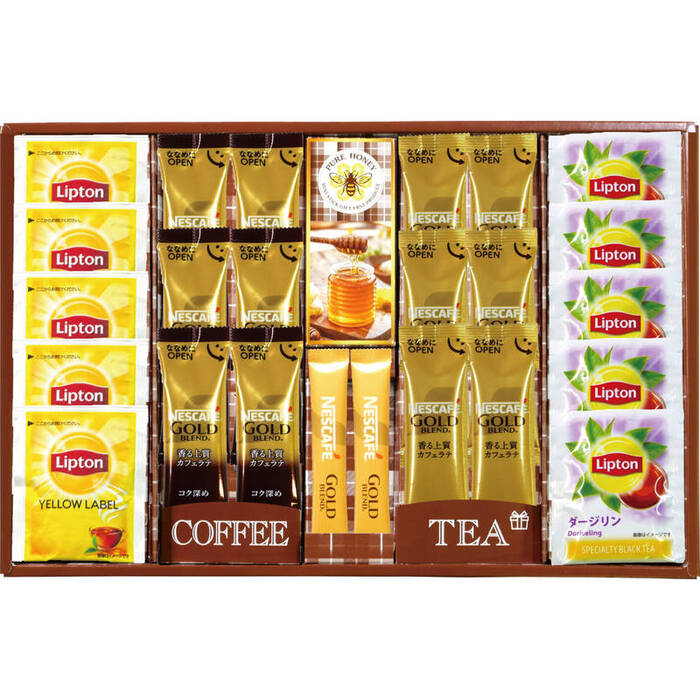 ネスカフェ リプトン はちみつ 6664 30 ギフト対応可-0