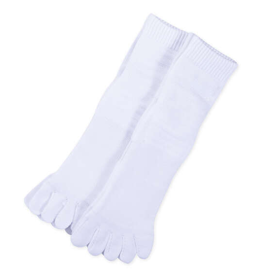 大きいサイズ Phiten 2P5本指セミロングスポーツソックス 29 ホワイト ラッピング可-0