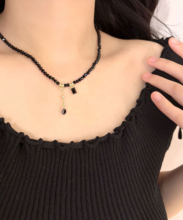 ビーズネックレス レディースアクセサリー-5