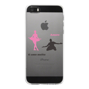 iPhone5 iPhone5s ケース クリア アモーレ ティアモ スマホケース ハード スマホケース ハード-4