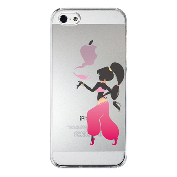 iPhone5 iPhone5s ケース クリア アラジンと魔法のランプ ピンク スマホケース ハード スマホケース ハード-2